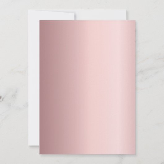 Afstudeerfeest roze confetti meisje kaart (Achterkant)