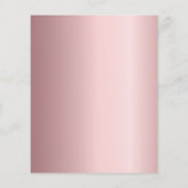 Afstudeerfeest roze confetti meisje uitnodiging (Achterkant)