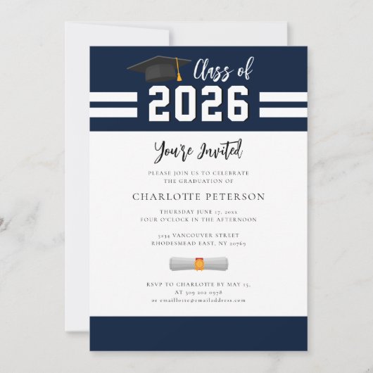 Afstudeerfeest Script 2026 Kaart (Voorkant)
