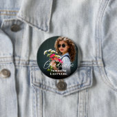 Afstudeerfeest Senior Foto Knop Ronde Button 7,6 Cm (In situ)