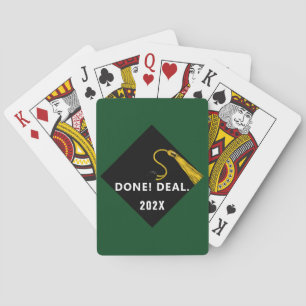 Afstudeerfeest spelletjes cadeau pokerkaarten