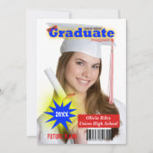 Afstudeerfeest Tijdschrift Cover Kaart (Voorkant)