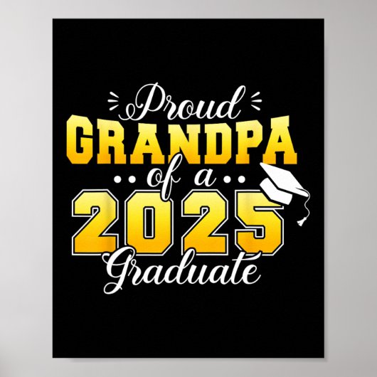 Afstudeerfeest Trotse opa van een CL van 2025 GRA Poster (Voorkant)