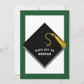 Afstudeerfeest uitnodigingen (Voorkant)