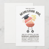  Afstudeerfeest uitnodigingen | BBQ Party (Voorkant / Achterkant)