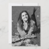 Afstudeerfeest uitnodigingen | Lady Justice (Achterkant)