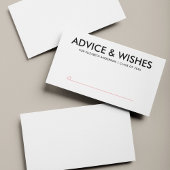 Afstudeerfeest van Black White Afstuderen Advieskaart