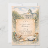 Afstudeerfeest van de apotheek kaart (Voorkant)