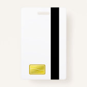 Afstudeerfeest VIP Pass Badge (Achterkant)