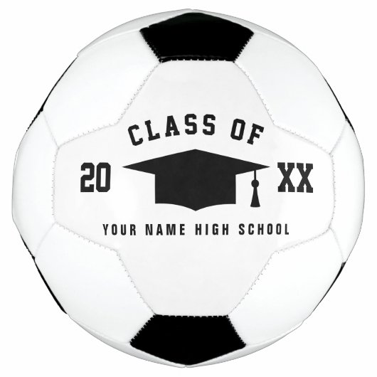 Afstudeerfeest voetbal Class of 20XX (Voorkant)