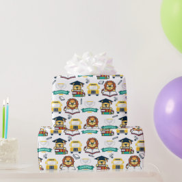 Afstudeerfeest voor kinderen cadeaupapier