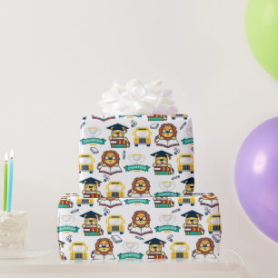 Afstudeerfeest voor kinderen cadeaupapier