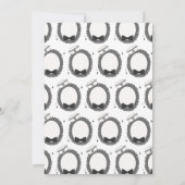 Afstudeerfeest voor zwarte verpleegkundigen kaart (Achterkant)