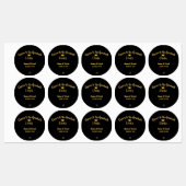 Afstudeerfeest Waterfles Label (Vel)