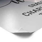 Afstudeerfeest welkom met moderne foto 2025 foto afdruk (Hoek)