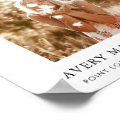 Afstudeerfeest Welkomstbord | Boho Foto Welkom Poster (Hoek)