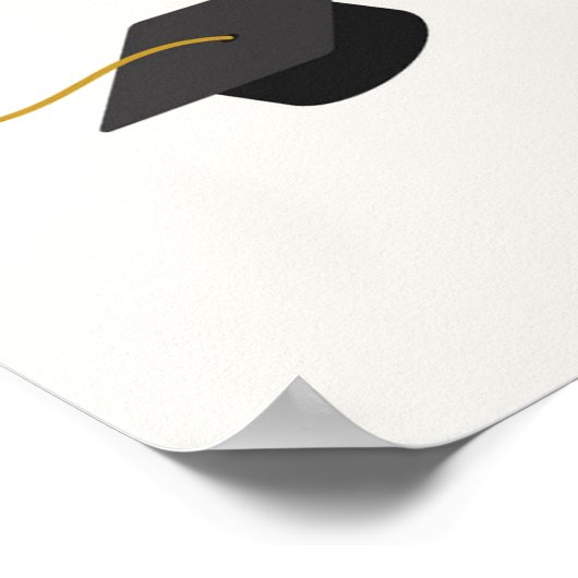 Afstudeerfeest Welkomstbord Poster (Hoek)