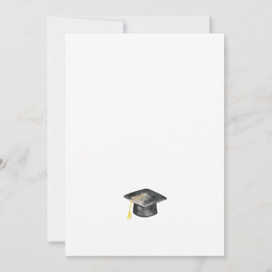 Afstudeerfeest Wildbloemen Kaart (Achterkant)