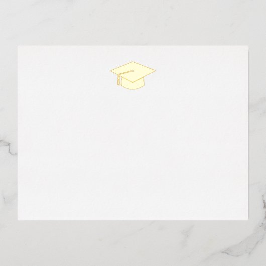 Afstudeerfolie kaart met envelop (Voorkant)