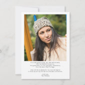 Afstudeerfoto 2026 Script Graad Aankondiging (Achterkant)