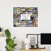 Afstudeerfoto 94 Foto Collage Herinnering Display Poster (Thuiskantoor)