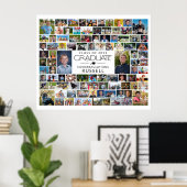 Afstudeerfoto 94 Foto Collage Herinnering Display Poster (Thuiskantoor)