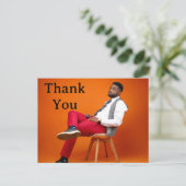 Afstudeerfoto Bedankt Briefkaart (Staand voorkant)