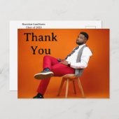 Afstudeerfoto Bedankt Briefkaart (Voorkant / Achterkant)