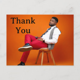 Afstudeerfoto Bedankt Briefkaart