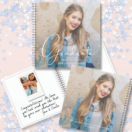 Afstudeerfoto Bericht Instant Foto Guestbook Notitieboek