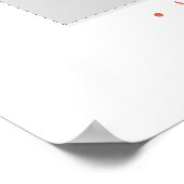 Afstudeerfoto booth frame moderne Poster (Hoek)