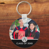 Afstudeerfoto - Cadeaus en Aankondigingen op Maat Sleutelhanger (Voorkant)