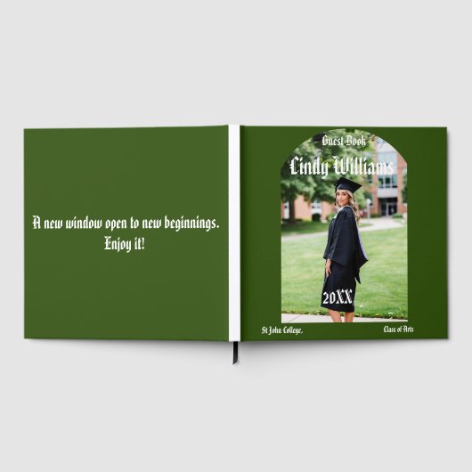 Afstudeerfoto gastenboek (Volledig)