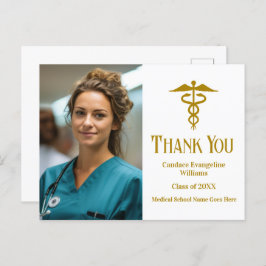 Afstudeerfoto Geneeskundige Faculteit Bedankje Briefkaart