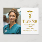 Afstudeerfoto Geneeskundige Faculteit Bedankje Briefkaart (Voorkant)