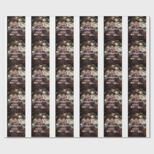 Afstudeerfoto man naam klas van 20XX hogeschool Cadeaupapier
