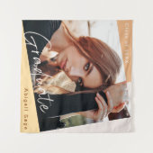 Afstudeerfoto Natuurlijk Modern Wandkleed (Voorkant (horizontaal))