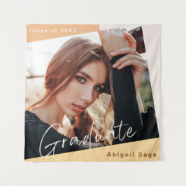 Afstudeerfoto Natuurlijk Modern Wandkleed