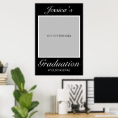 Afstudeerfoto Prop Frame Modern Minimalistisch Poster (Thuiskantoor)