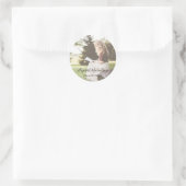 Afstudeerfoto Ronde Sticker (Tas)