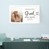 Afstudeerfoto-script met hart spandoek (Beurs)