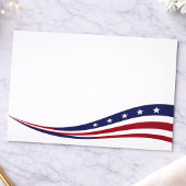 Afstudeerfoto Uitnodiging Template Patriottisch