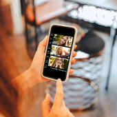 Afstudeerfoto zwart-wit moderne foto-collage kaart