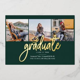 Afstudeerfoto's Grad 2026 Goud Folie Aankondiging