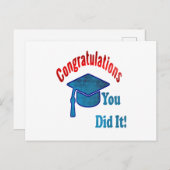 Afstudeergroeten Briefkaart (Voorkant / Achterkant)