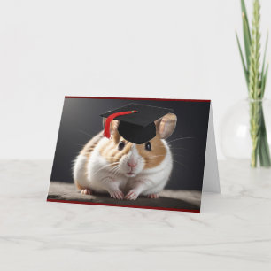 Afstudeerhamster Vouwkaart Kaart