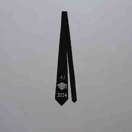 Afstudeerhoed 2024 -gepersonaliseerd stropdas