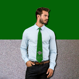 Afstudeerhoed 2025 -gepersonaliseerd - Smaragd  Stropdas