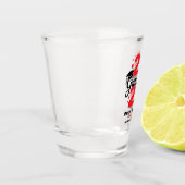Afstudeerhoed 2026 | Afstudeerder Rood Shot Glas (Links)