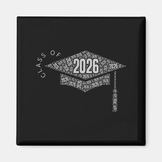 Afstudeerhoed 2026 magneet (Voorkant)